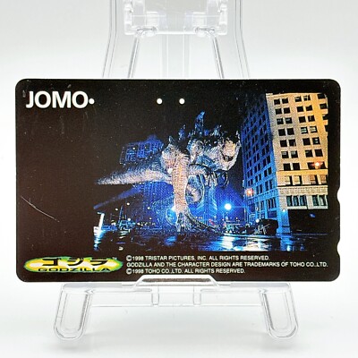 Godzilla Telephone Card Japan Rare TOHO Vintage Phone Card JOMO 1998-image