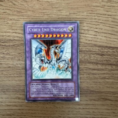 YUGIOH CYBER END DRAGON DP04-EN012 RARE MP-image