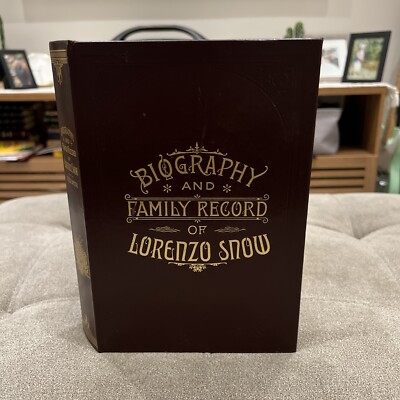 Biography and Family Record of Lorenzo Snow Leather LDS Mormon Employee Gift Ed-image