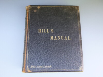 Antique Hill's Manual Social & Business Forms Thos Hill 1895-image