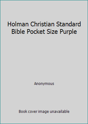 Holman Christian Standard Bible Pocket Size Purple by Anonymous-image