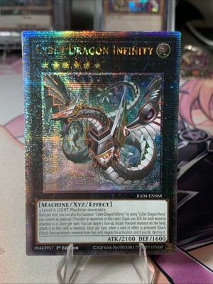 Cyber Dragon Infinity RA04-EN068 Alternate Art | Quarter Century Secret Rare |NM-image