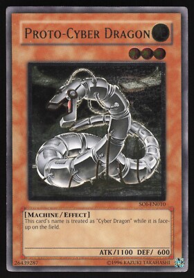 Proto-Cyber Dragon - SOI-EN010 - Ultimate Rare EURO - Yugioh 2-image