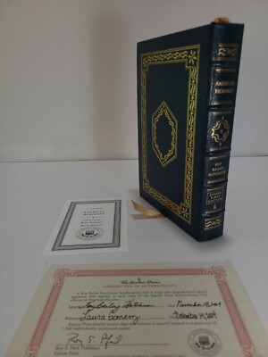 SIGNED 1ST EDITION Easton Press KAY BAILEY HUTCHINSON American Heroines LEATHER-image