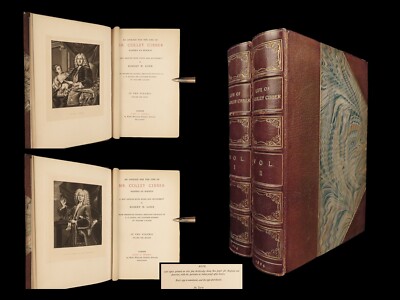 1889 THEATRE Ltd. ed. Apology Mr. Colley Cibber Autobiography Satire Illustrated-image
