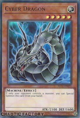 YUGIOH TCG BLC1-EN021 Cyber Dragon (alternate art) Ultra Rare 1st Edition NM-image