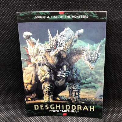 Desghidorah Godzilla Card TCG No.72 Toho Movie BANDAI 1996 1ST Japanese Japan-image