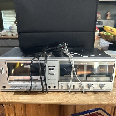Fisher Studio Standard Stereo Cassette Deck CR-110 For Parts Not Working-image