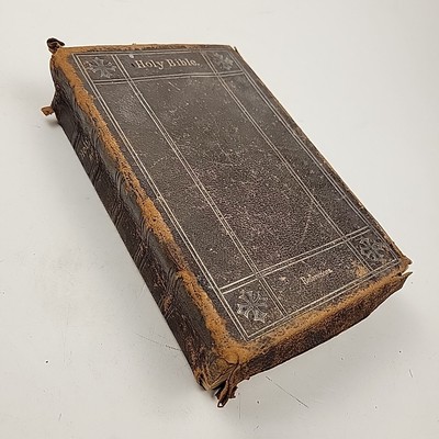 Antique Collins Minion Reference Bible, late 19th Century, Glasgow READ-image