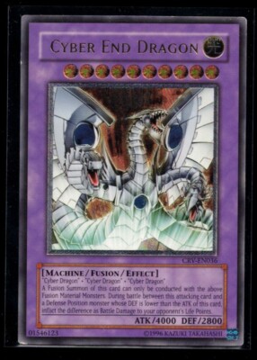 Yugioh Cyber End Dragon Ultimate Rare CRV-EN036 Unlimited MP-image
