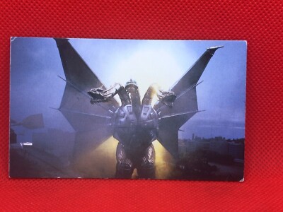 Mecha King Ghidorah card 4inch Barcode Battler vintage  No.36 very rare-image