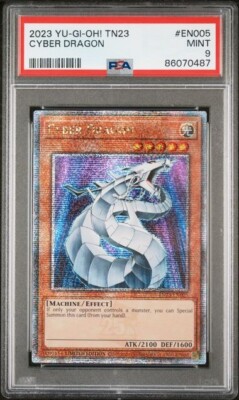 Yugioh. - PSA 9 - Cyber Dragon - QCR - (Quarter Century Secret Rare)-image