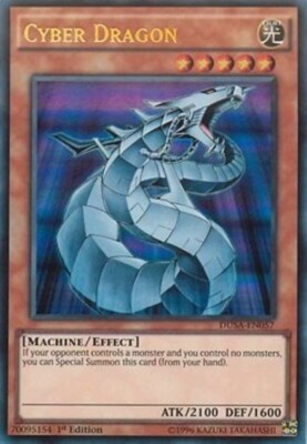 Yugioh-Cyber Dragon-Ultra Rare-1st Edition-DUSA EN057 (NM)-image