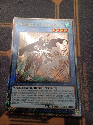 1x Nekroz Of Unicore RA03-EN262 Platinum Secret Rare First Edition Near Mint-image