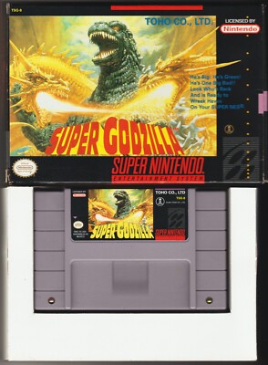 Super Godzilla (1994) Super Nintendo Entertainment System, SNES, LN-image