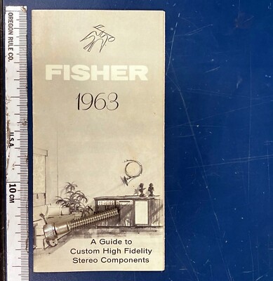 The Fisher A Guide to Custom High Fidelity Stereo Components 1963 Catalog Ad-image