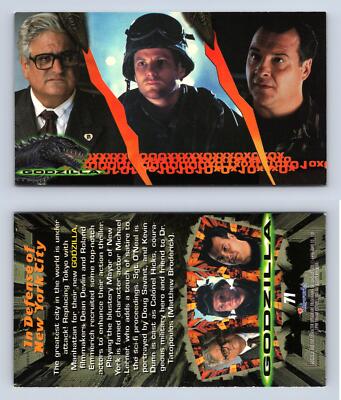 In Defense Of New York City #71 Godzilla 1998 Inkworks Supervue Trading Card-image