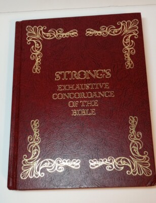Strong's Exhaustive Concordance of the Bible, Hardcover, oversized edition-image