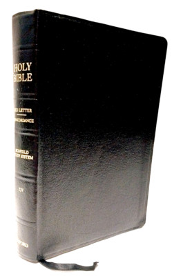 Holy Bible Scofield Study System Red Letter Concordance KJV Oxford Press 1945-image