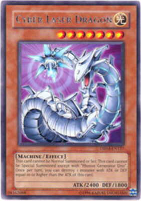 Cyber Laser Dragon - DR04-EN127 - Rare - Unlimited Edition x1 - Lightly Played-image