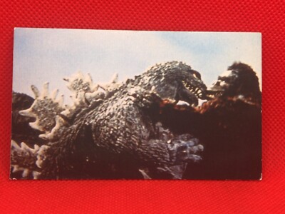 KING KONG vs  Godzilla  card  4inch Barcode Battler vintage No.49  TOHO rare-image