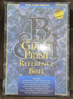 KING JAMES VERSION GIANT PRINT REFERENCE BIBLE By Holman Bible Staff-image