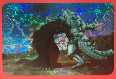Mechagodzilla Godzilla card Japanese TOHO Meiji holo very rare japanese 1993 F/S-image