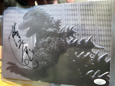 Kenpachiro Satsuma Godzilla Returns 1984  Suit Actor Signed Photo Lobby Card JSA-image