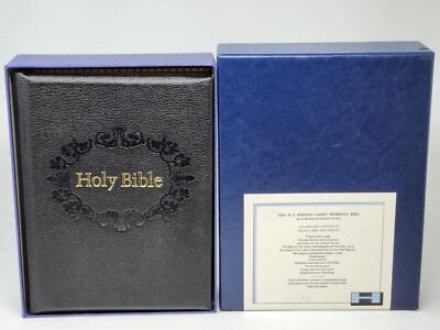 New Holman Hearthside Family Reference Bible 1970 Illustrated Pictorial 13FRL-image