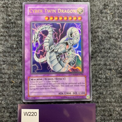 Cyber Twin Dragon DR04-EN035 YuGiOh Dark Revelation Volume 4 Ultra Rare NM/LP-image