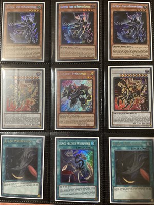 YuGiOh Collection Binder - Blue Eyes Blackwing Buster Blader Cyber Dragon ++-image