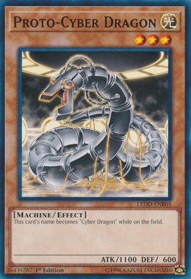 Proto-Cyber Dragon - LEDD-ENB05 - Common - 1st Edition Near Mint Legendary Drago-image
