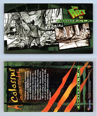 Colossus In Our Midst #46 Godzilla 1998 Inkworks Supervue Trading Card-image