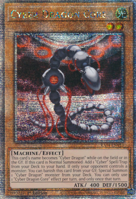 1X NM Cyber Dragon Core - RA04-EN013 - Quarter Century Secret Rare 1st Edition-image