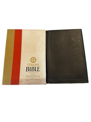 1973 Collins World NASB New American Standard Bible Reference Geniune Leather Rd-image