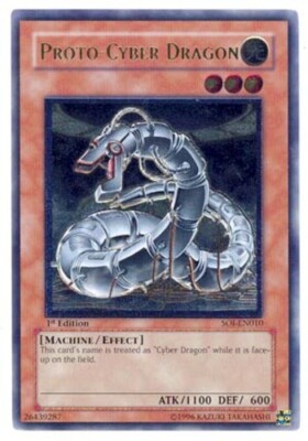 Proto-Cyber Dragon - SOI-EN010 - Ultimate Rare - 1st Edition Near Mint - Yu-Gi-O-image