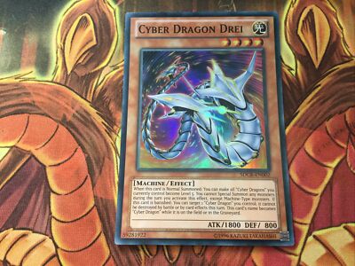 SDCR-EN002 -Cyber Dragon Drei Super Rare - UNL Edition-image