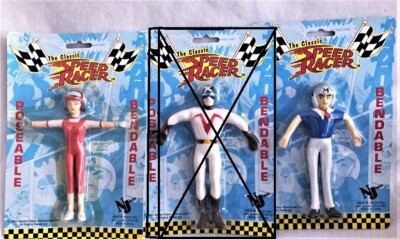 SPEED RACER AND TRIXIE 2 BENDIES MINT on CARDS JAPANESE ANIME MACH 5 GOGOGO-image