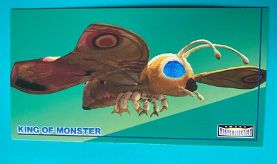 MOTHRA No.14 Godzilla Card  King of MONSTER TOHO Movie AMADA japanese F/S-image