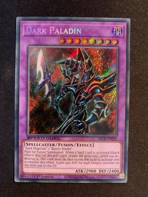 Dark Paladin - SBCB-EN021 - Secret Rare - 1st Edition - Speed Duel N/M-image