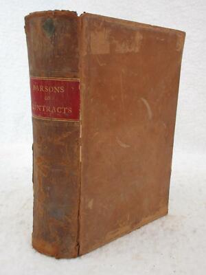 Theophilus Parsons THE LAW OF CONTRACTS Vol. 3 1866 Little, Brown & Co., Boston-image
