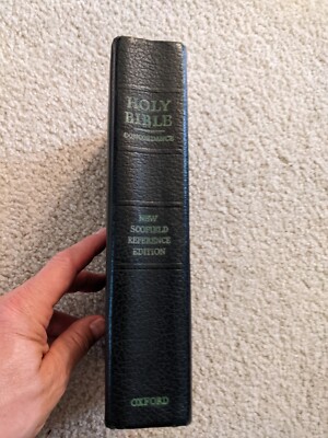 The Holy Bible Concordance New Scofield Reference Edition Oxford 1967 Leather-image