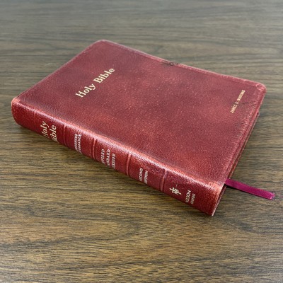 Nelson RSV Reference Bible 6806BG Second Edition Genuine Leather Vintage-image