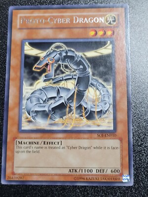 Yu-gi-oh! TCG Proto-Cyner Dragon SOI-EN010 Rare-image