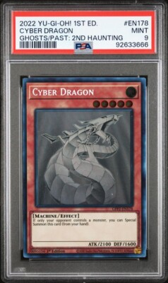 2022 Yu-Gi-Oh! Cyber Dragon GFP2-EN178 Ghost Rare PSA 9 MINT-image