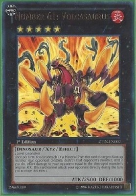 Yugioh Authentic Scorch Deck - Number 61 Volcasaurus - Cyber Dragon  - 41 Cards-image