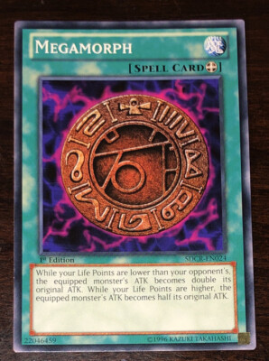 Megamorph SDCR-EN024 YuGiOh! SPELL Cyber Dragon Revolution 1st Edition NM New x1-image