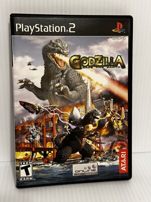 Godzilla: Save the Earth (Sony PlayStation 2, 2004) COMPLETE! Tested & Working!-image