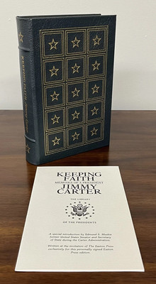 Keeping Faith by Jimmy Carter SIGNED Easton Press 1982 Library of The Presidents-image