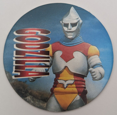 Jet Jaguar 19 Godzilla New Cap Collection Menko Amada Card Toho 1995 Japanese A2-image